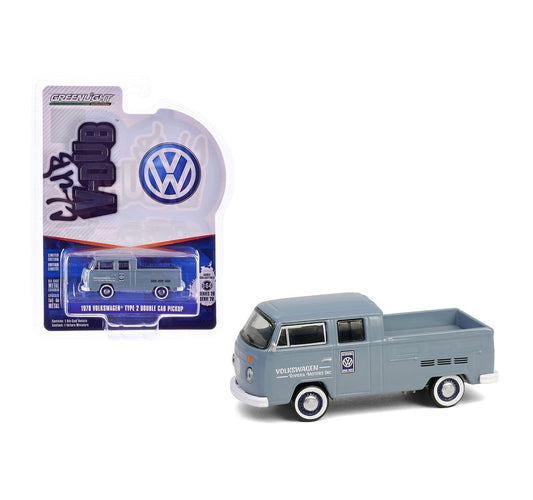 1978 Volkswagen Type 2 Double Cab Pickup Truck "Volkswagen Service" - Club V-Dub - Greenlight Collectibles - 1/64 Scale