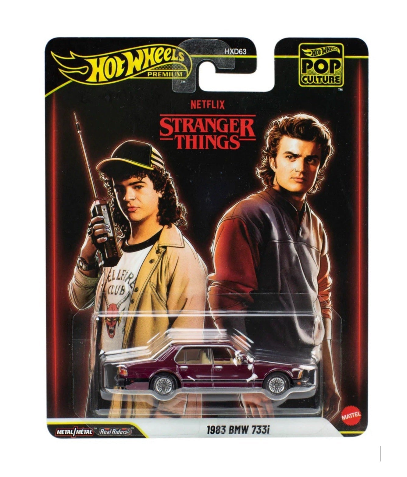 Hot Wheels Premium - 1983 BMW 733i Stranger Things - 1/64 Scale
