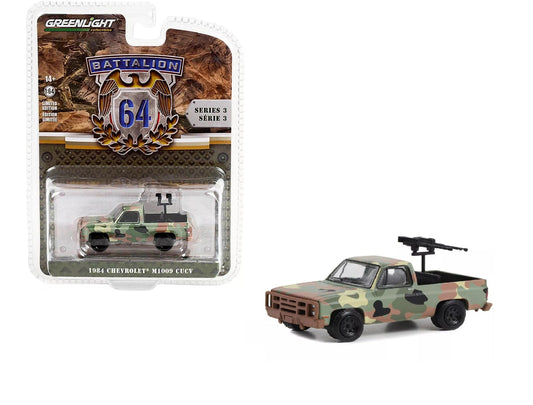 Greenlight - 1984 Chevrolet M1009 CUCV Pickup - Series Battalion 64 - Scala 1/64