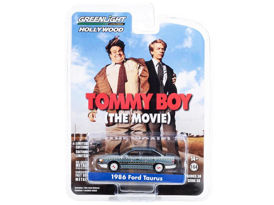 Greenlight - 1986 Ford Taurus Crash Test Vehicle Tommy Boy (The Movie) 1995 - Hollywood Series - Scale 1/64