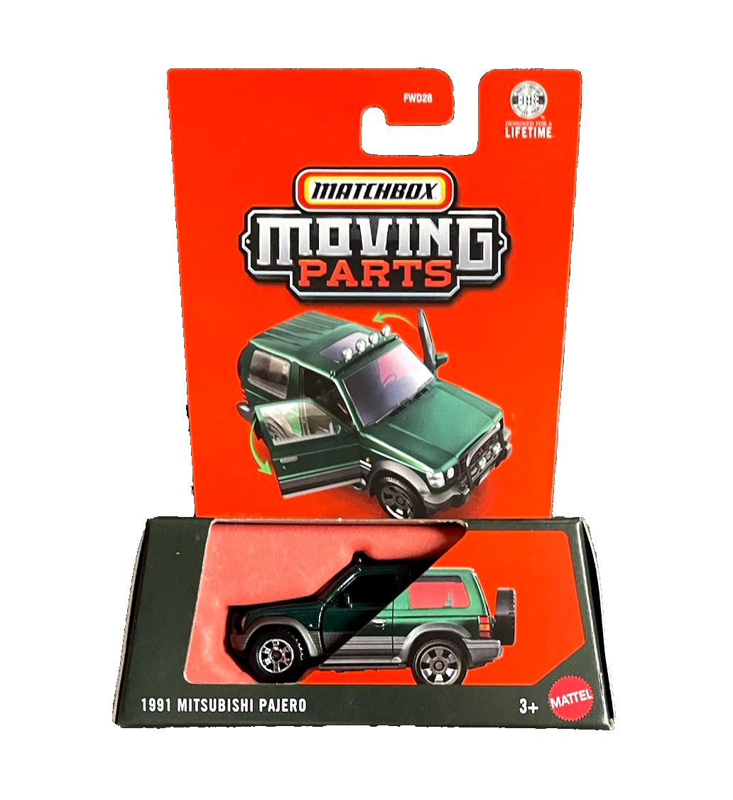 Matchbox - 1991 Mitsubishi Pajero - Moving Parts - Scale 1/64 Approximately