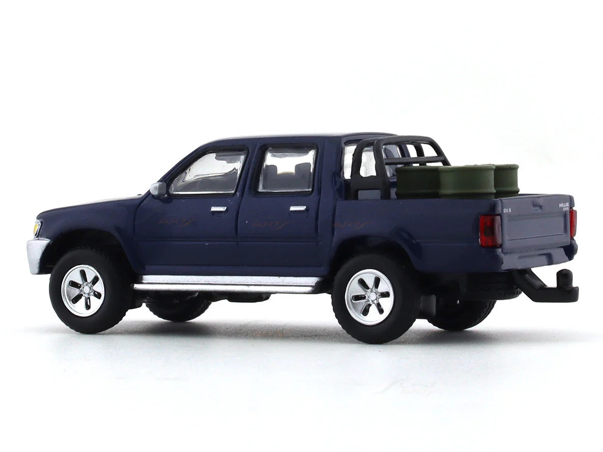 JKM Toyota Hilux 1993 Blue - Scale 1/64