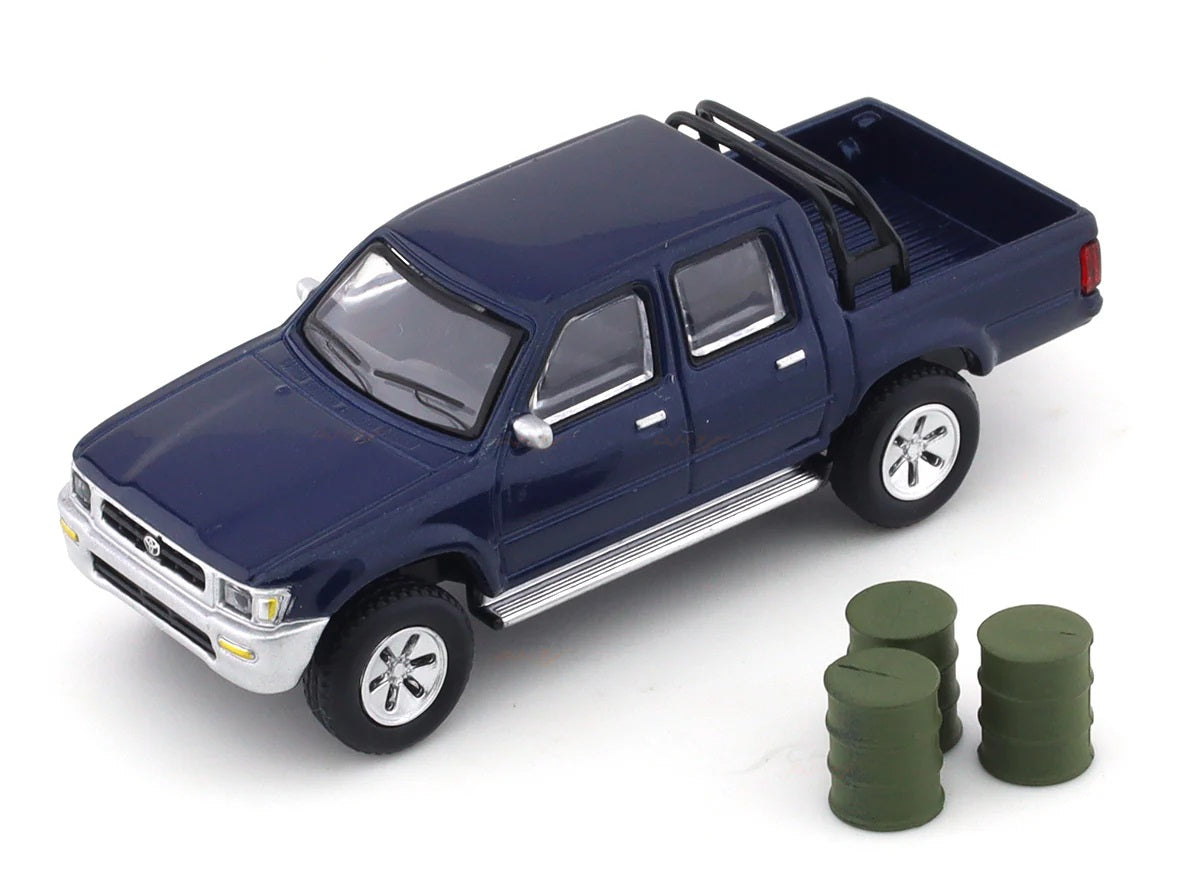 JKM Toyota Hilux 1993 Blue - Scale 1/64