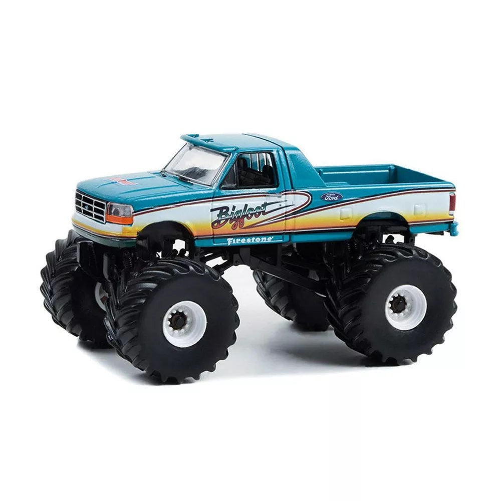 Greenlight - 1993 Ford F-250 Wildfoot Bigfoot Monster Truck Kings of Crunch - 1/64 Scale