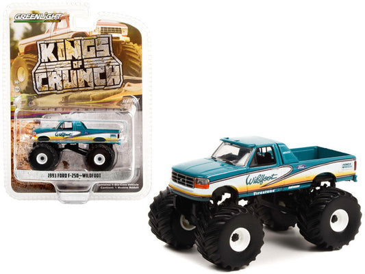 Greenlight - 1993 Ford F-250 Wildfoot Monster Truck Kings of Crunch - 1/64 Scale