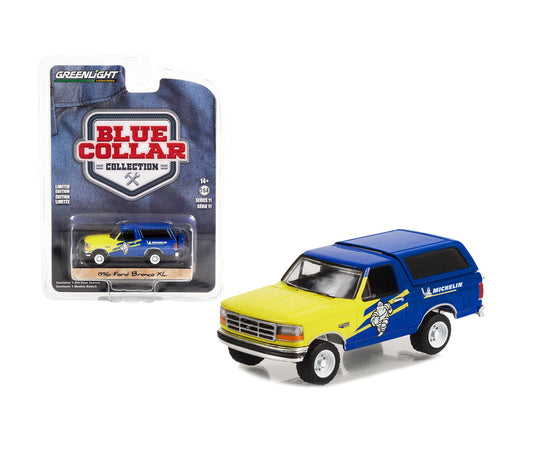 Greenlight Collectibles - 1996 Ford Bronco XL – Michelin Tires - Scale 1/64