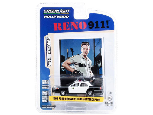 Greenlight - 1998 Ford Crown Victoria Interceptor "Reno 911!" TV Series - Hollywood Series - Scale 1/64