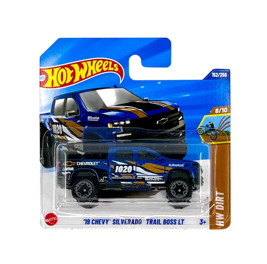 Hot Wheels - '19 Chevy Silverado Trail Boss LT - HW Dirt 8/10 - Scale 1/64 Approximately