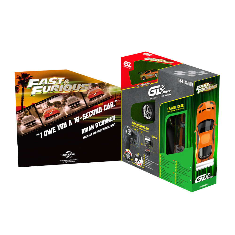 [PRE-ORDER] Greenlight - 1994 Toyota Supra MK4 BRIAN Fast & Furious Combo Set radio-controlled  - Scala 1/64
