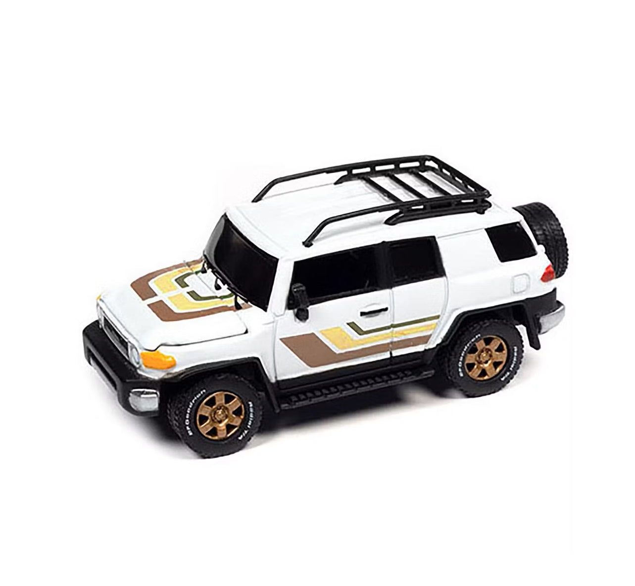 Johnny Lightning - 2007 Toyota FJ Cruiser Custom White – Mijo Exclusives Limited Edition - Scala 1/64 JLCP7421