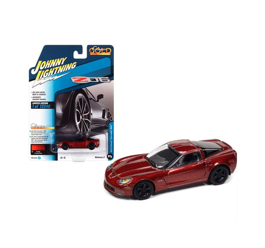 Johnny Lightning - 2012 Chevrolet Corvette Z06 Crystal Red Metallic "Classic Gold Collection" - Scala 1/64