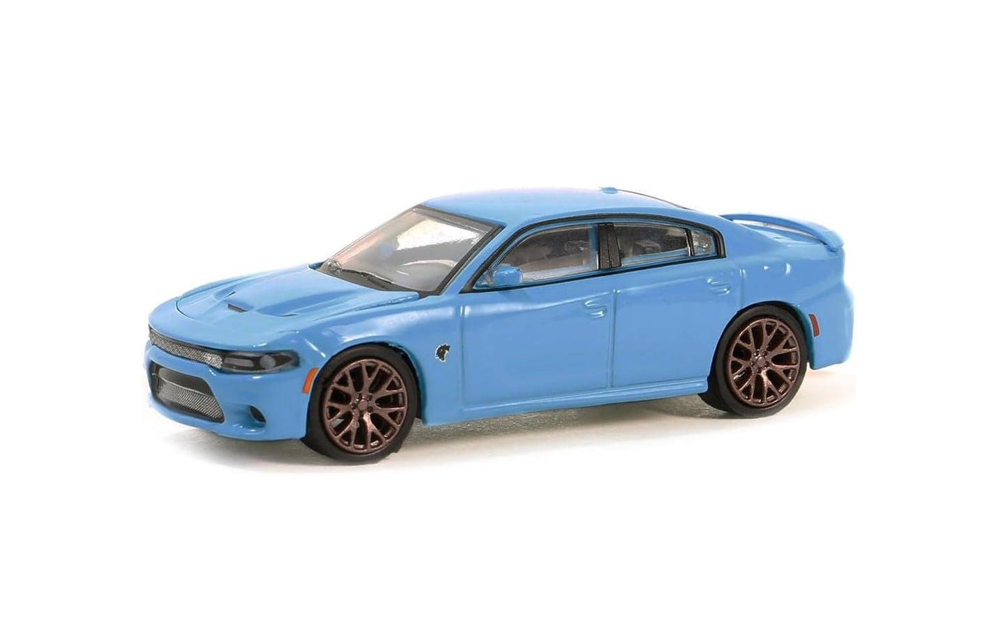 Greenlight Collectibles - 2016 Dodge Charger SRT Hellcat Light Blue - GL Muscle Series - 1/64 Scale