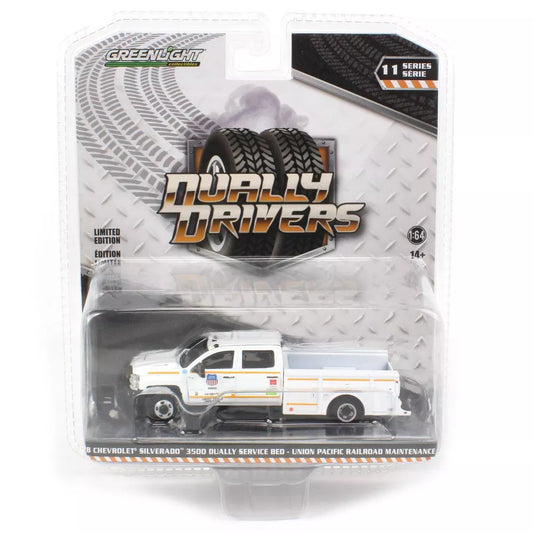 Greenlight - 2018 Chevrolet Silverado 3500 Service Bed Pickup - Dually Drivers Series - Scala 1/64