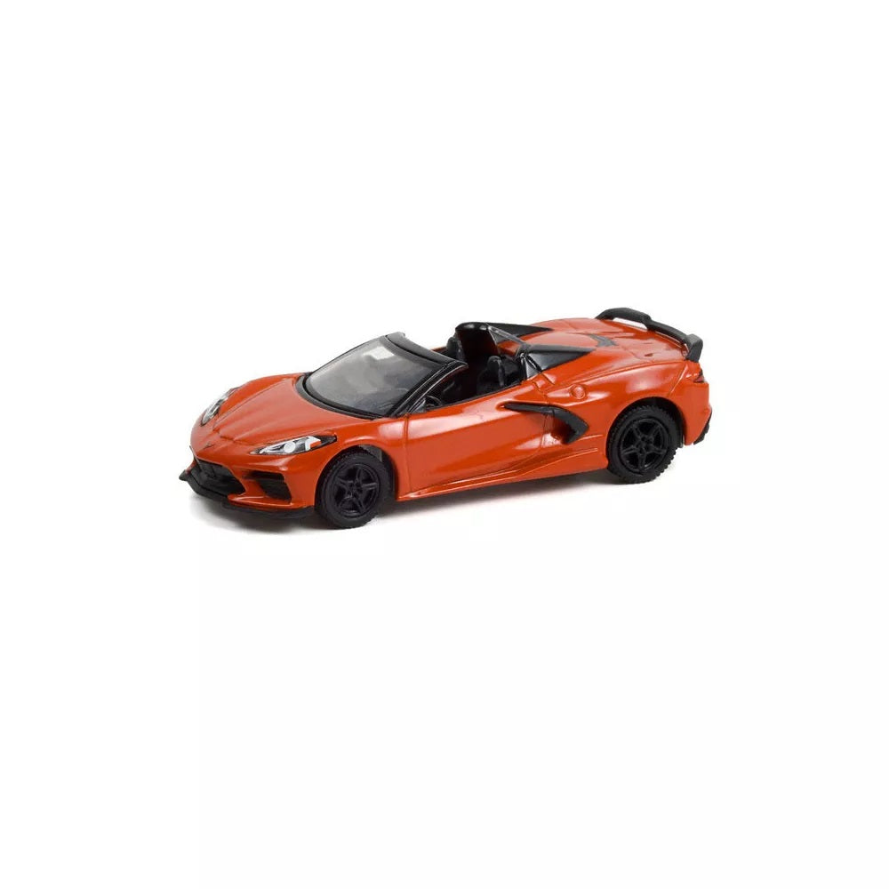 Greenlight - 2021 Chevrolet Corvette Stingray Convertible Orange - GL Muscle Series - Greenlight - Scala 1/64