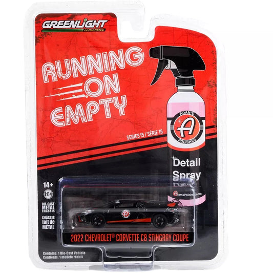 Greenlight - 2022 Chevrolet Corvette C8 Stingray Coupe Black Series Running On Empty - Greenlight - Scala 1/64