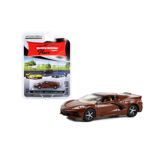 Greenlight Collectibles - 2022 Chevy Corvette C8 Stingray Coupe Showroom Floor Series - Scala 1/64