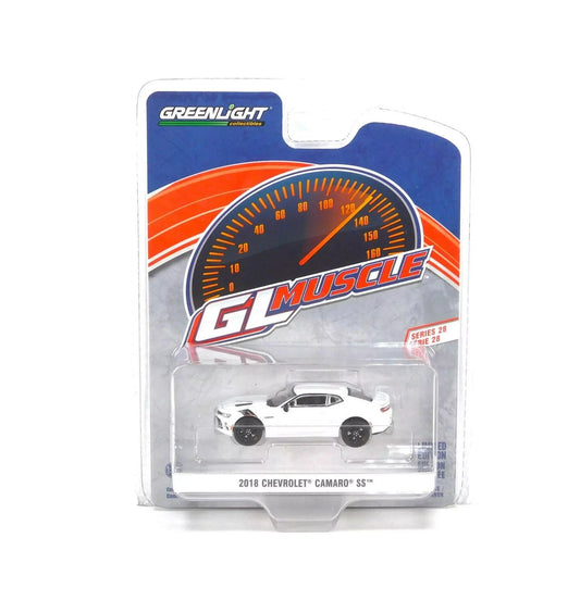 Greenlight Collectibles - 2018 Camaro SS Redline Silver Ice - GL Muscle Series - Scala 1/64