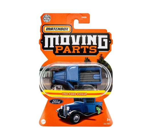 Matchbox - 1932 Ford Pickup Blue - Moving Parts - Scale 1/64 Approx