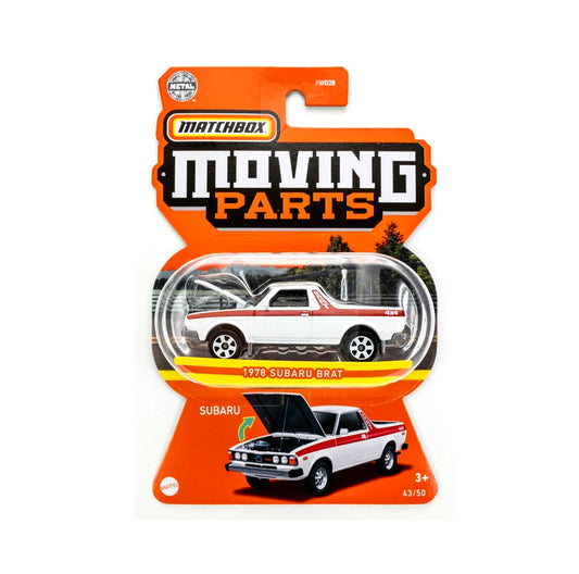 Matchbox - Subaru Brat 1978 White - Moving Parts - Scale 1/64 Approx