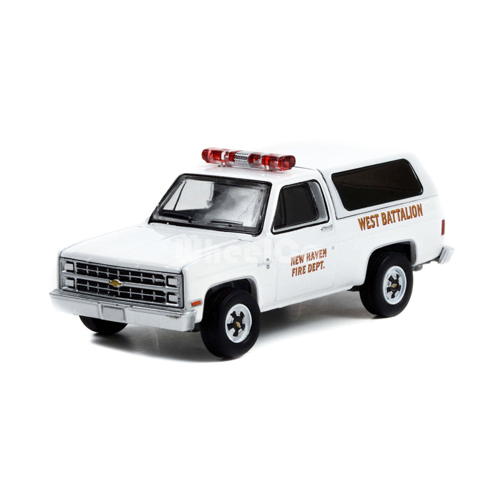 Greenlight - 1985 Chevrolet K5 Blazer New Haven Fire Connecticut Department Fire Department - Fire & Rescue Series - Scala 1/64