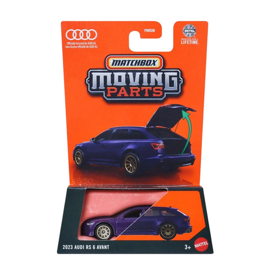 Matchbox - 2023 Audi RS6 Avant Purple - Moving Parts - Scale 1/64 Approx