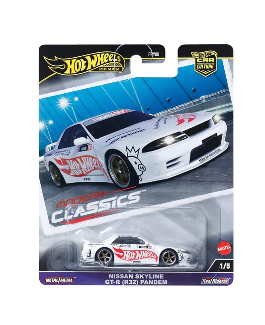 Hot Wheels Premium - Nissan Skyline GT-R ( R32 ) Pandem - Series Car Culture - Modern Classics - Scale 1/64