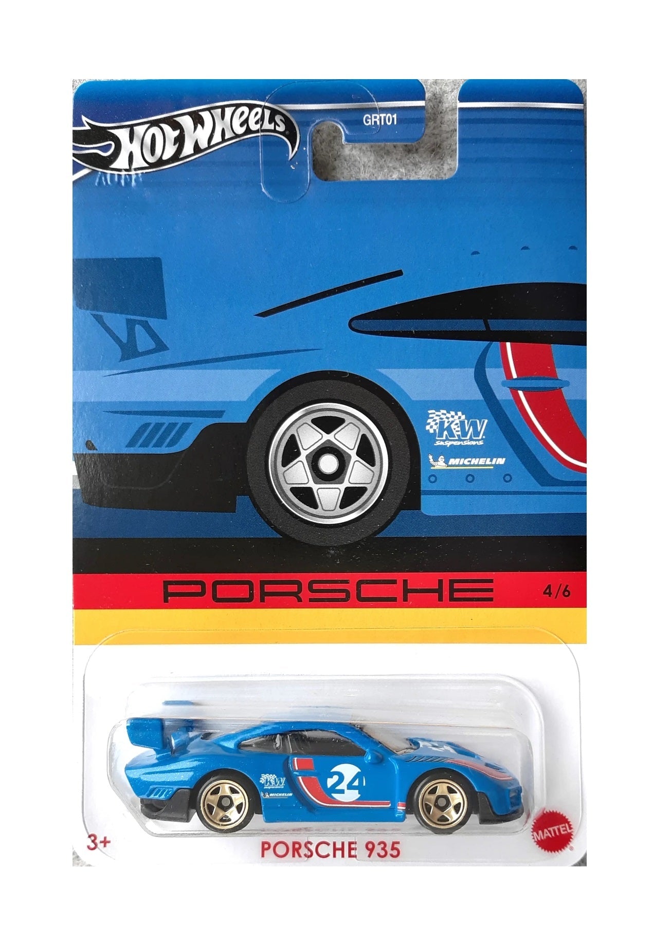 Hot Wheels - 2024 Set completo di 5 modelli Porsche GRT01 - Scala 1/64