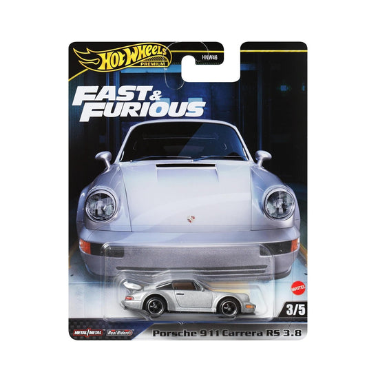 Hot Wheels Premium - Porsche 911 Carrera RS 3.8 Fast &amp; Furious - Scale 1/64