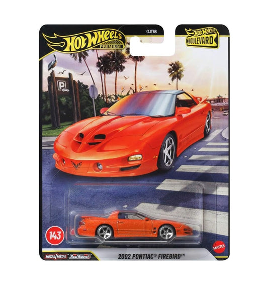 Hot Wheels Premium - Pontiac Firebird Boulevard 2002 - Échelle 1/64