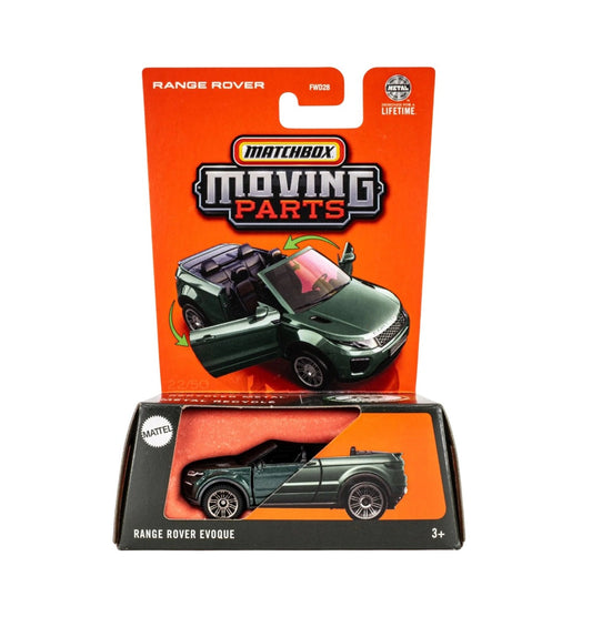 Matchbox - Range Rover Evoque Cabriolet - Moving Parts - Scale 1/64 Approx