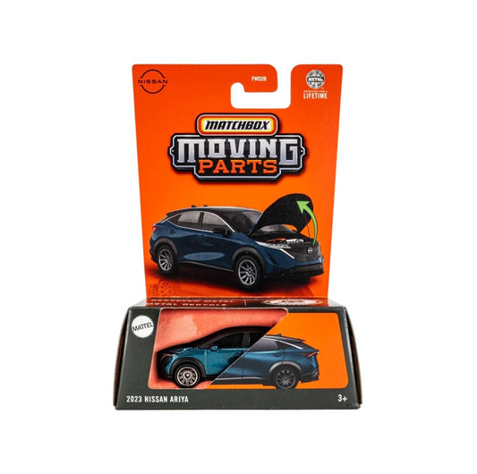 Matchbox - 2023 Nissan Ariya Blue - Moving Parts - Scale 1/64 Approx