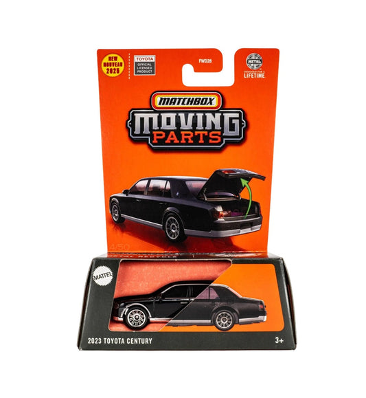 Matchbox - Toyota Century Black - Moving Parts - Scala 1/64 Circa