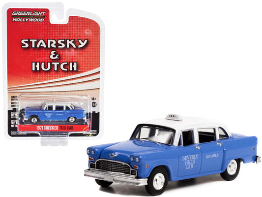 Greenlight - Checker Taxi Cab Blue Starsky &amp; Hutch TV Series - Greenlight - Scale 1/64