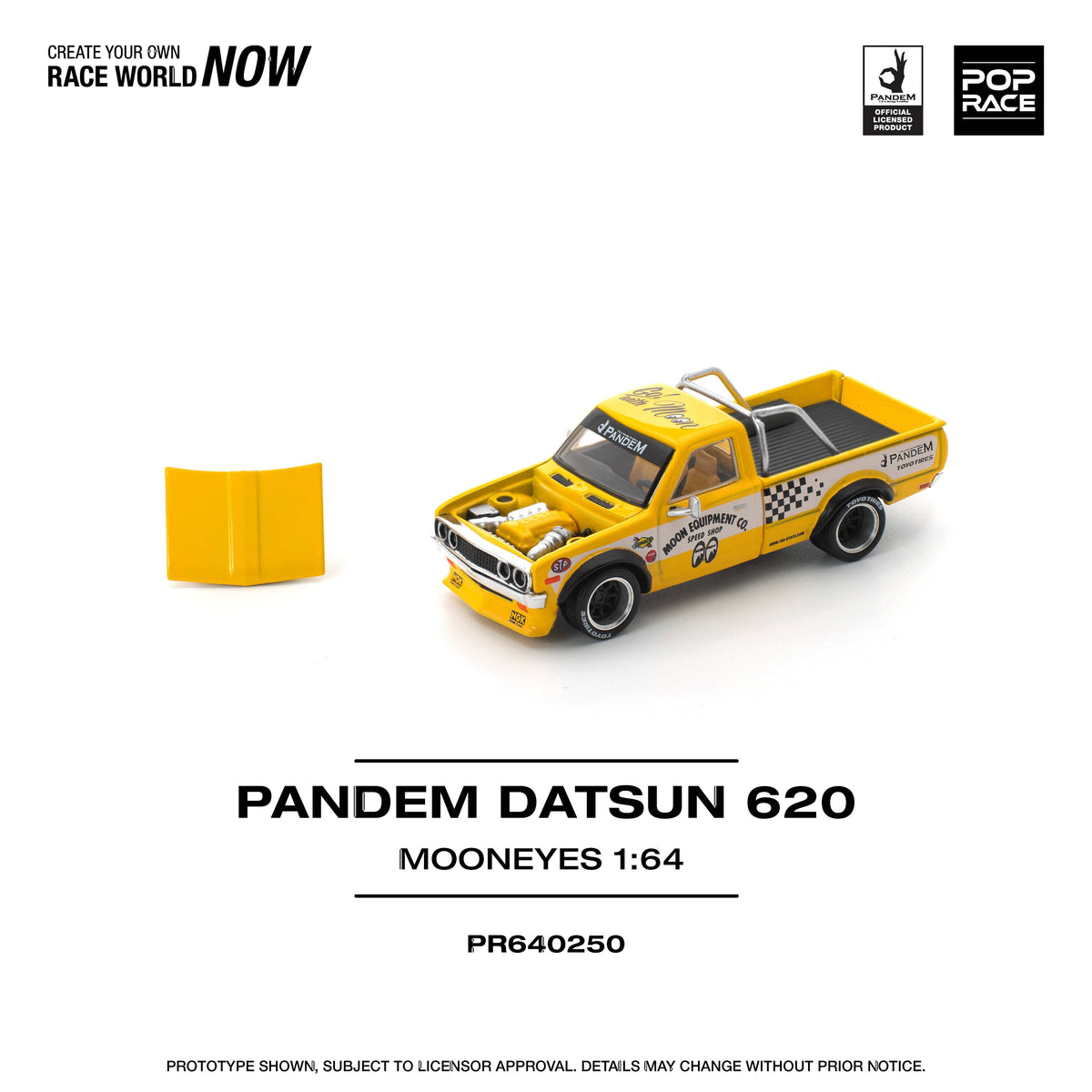Pop Race - Pandem Datsun 620 Mooneyes - Scala 1/64 PR64-250