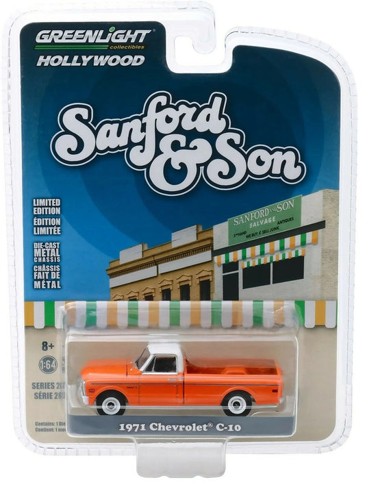 Greenlight - Chevrolet C-10 1971 Orange Sanford and Son TV Series - Greenlight - Scala 1/64