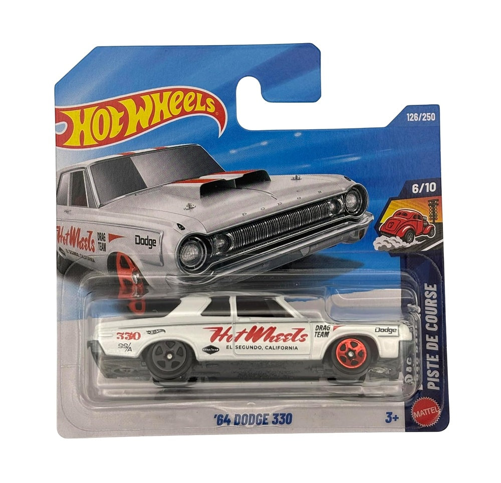 Hot Wheels - '64 Dodge 330 - HW Drag Racers 6/10 - 1/64 Scale Approx.