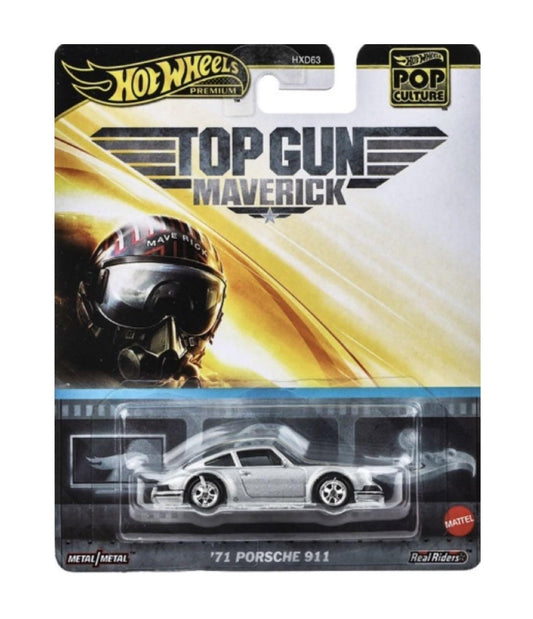 Hot Wheels Premium - '71 Porsche 911 - Top Gun Maverick - Series POP Culture - Scale 1/64