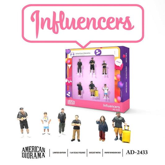 [PRE-ORDER] - American Diorama - Influencers Set - Scala 1/64 AD-2433