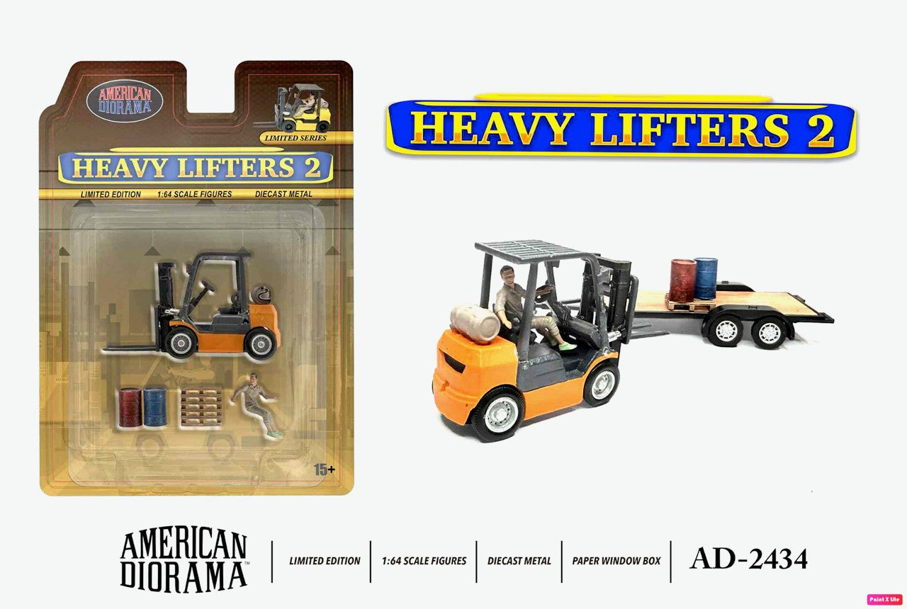 [PRE-ORDER] - American Diorama - Heavy Lifters 2 Set - Scala 1/64 AD-2434