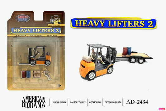 [PRE-ORDER] - American Diorama - Heavy Lifters 2 Set - Scala 1/64 AD-2434
