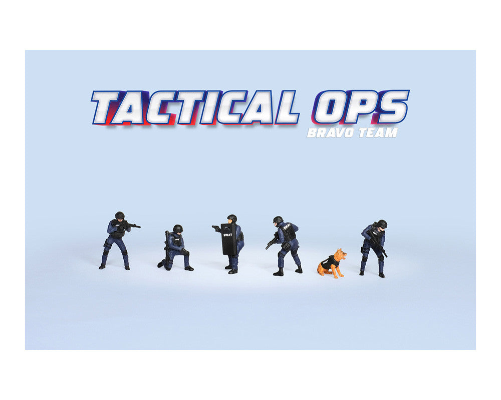American Diorama - Tactical OPS SWAT Bravo Team MiJo Exclusives - 1/64 Scale AD-2439MJ