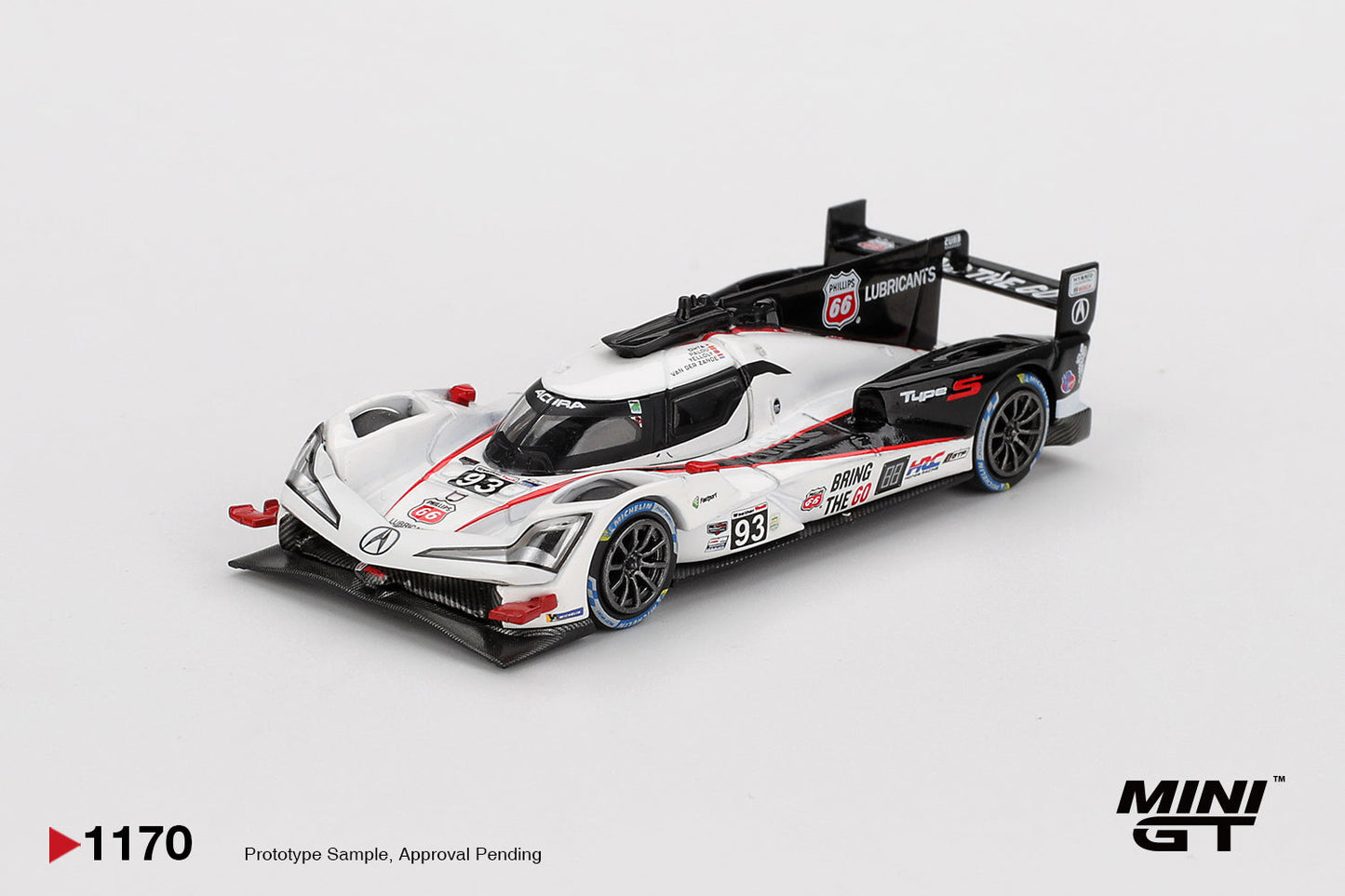 [PRÉCOMMANDE] - MINI GT - Acura ARX-06 GTP n° 93 Acura Meyer Shank Racing Daytona 24 Heures 2025 - Échelle 1/64 MGT01170-L