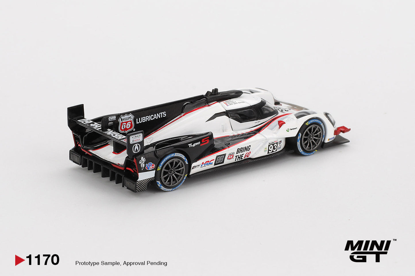 [PRÉCOMMANDE] - MINI GT - Acura ARX-06 GTP n° 93 Acura Meyer Shank Racing Daytona 24 Heures 2025 - Échelle 1/64 MGT01170-L