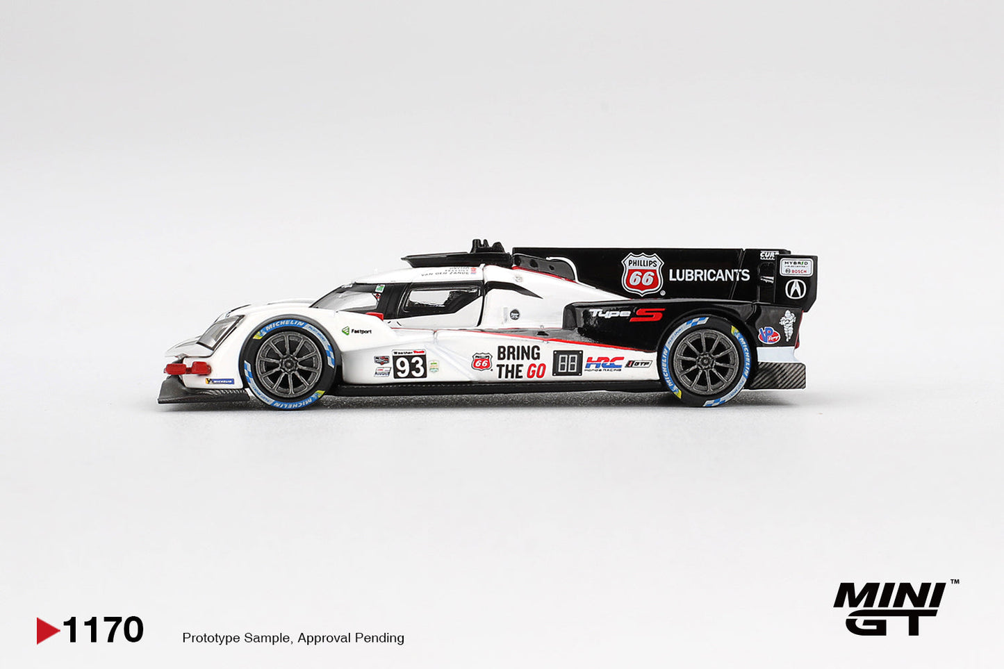 [PRÉCOMMANDE] - MINI GT - Acura ARX-06 GTP n° 93 Acura Meyer Shank Racing Daytona 24 Heures 2025 - Échelle 1/64 MGT01170-L