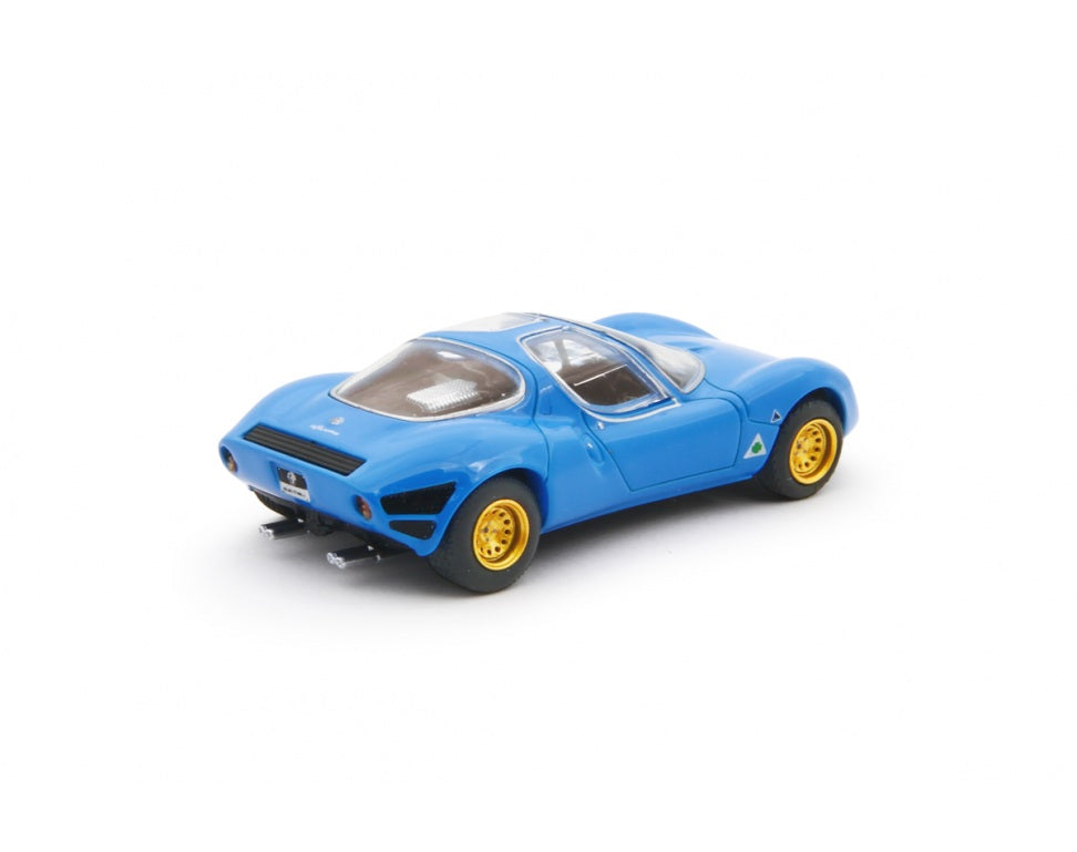 Laudoracing - Alfa Romeo 33 Coupè Stradale 1967 Blue Prototype - 1/64 Scale