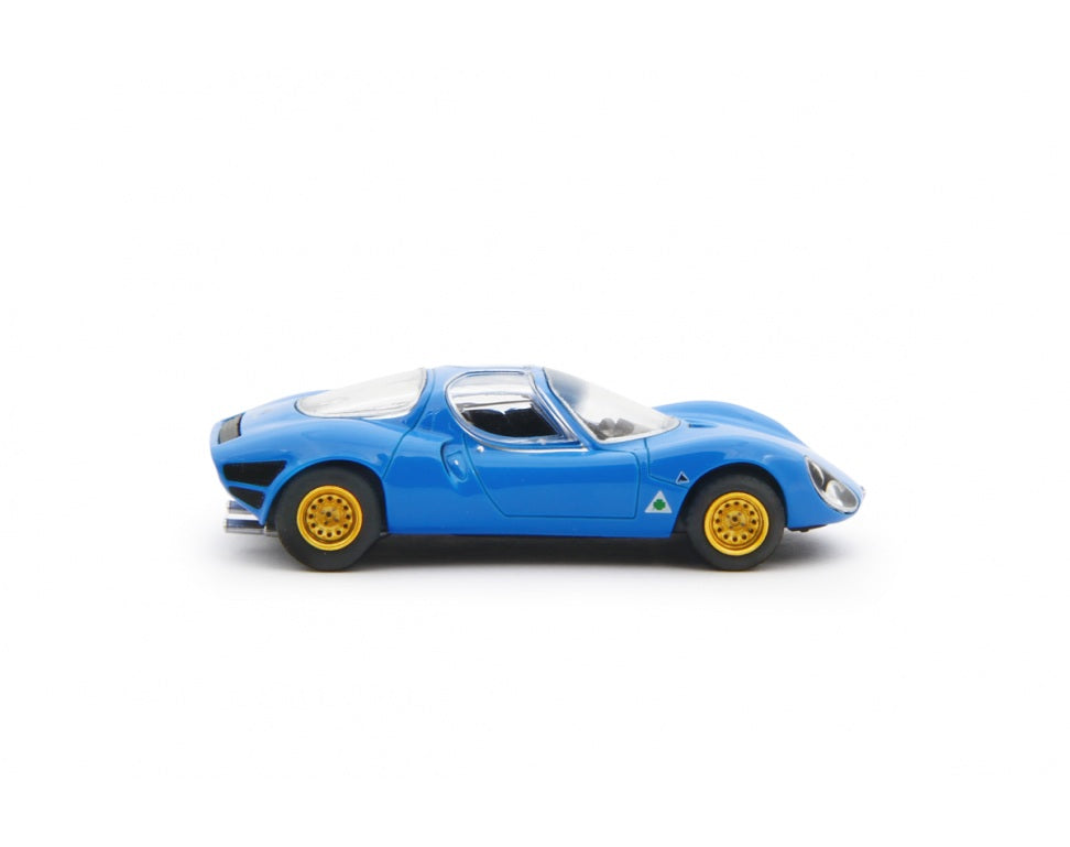 Laudoracing - Alfa Romeo 33 Coupè Stradale 1967 Blue Prototype - 1/64 Scale