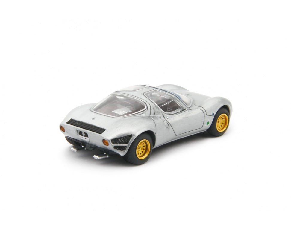 Laudoracing - Alfa Romeo 33 Coupè Stradale 1967 Silver Prototipo - Scala 1/64