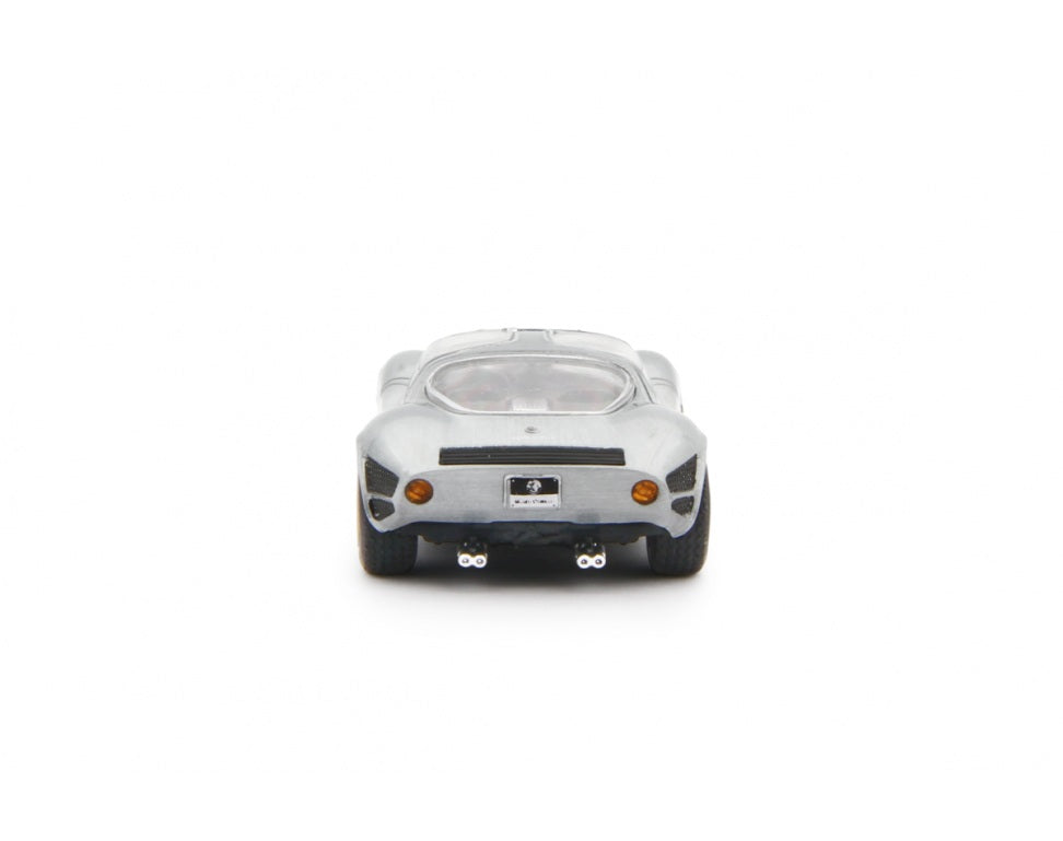 Laudoracing - Alfa Romeo 33 Coupè Stradale 1967 Silver Prototipo - Scala 1/64