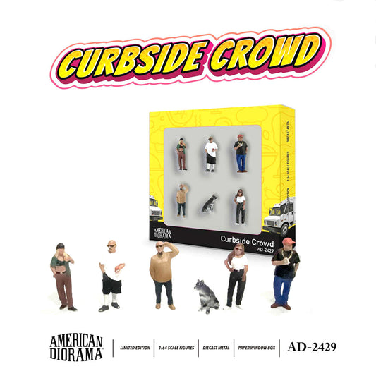 American Diorama - Curbside Crowd - Scala 1/64 AD-2429