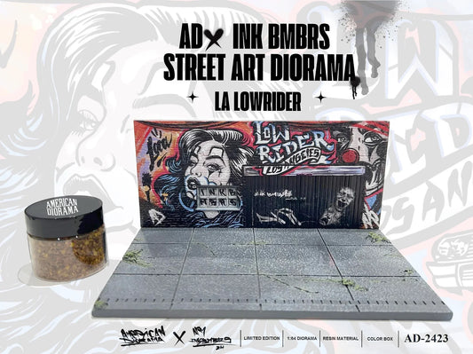 American Diorama - Street Art Diorama - LA Lowrider - Scala 1/64 AD-2423